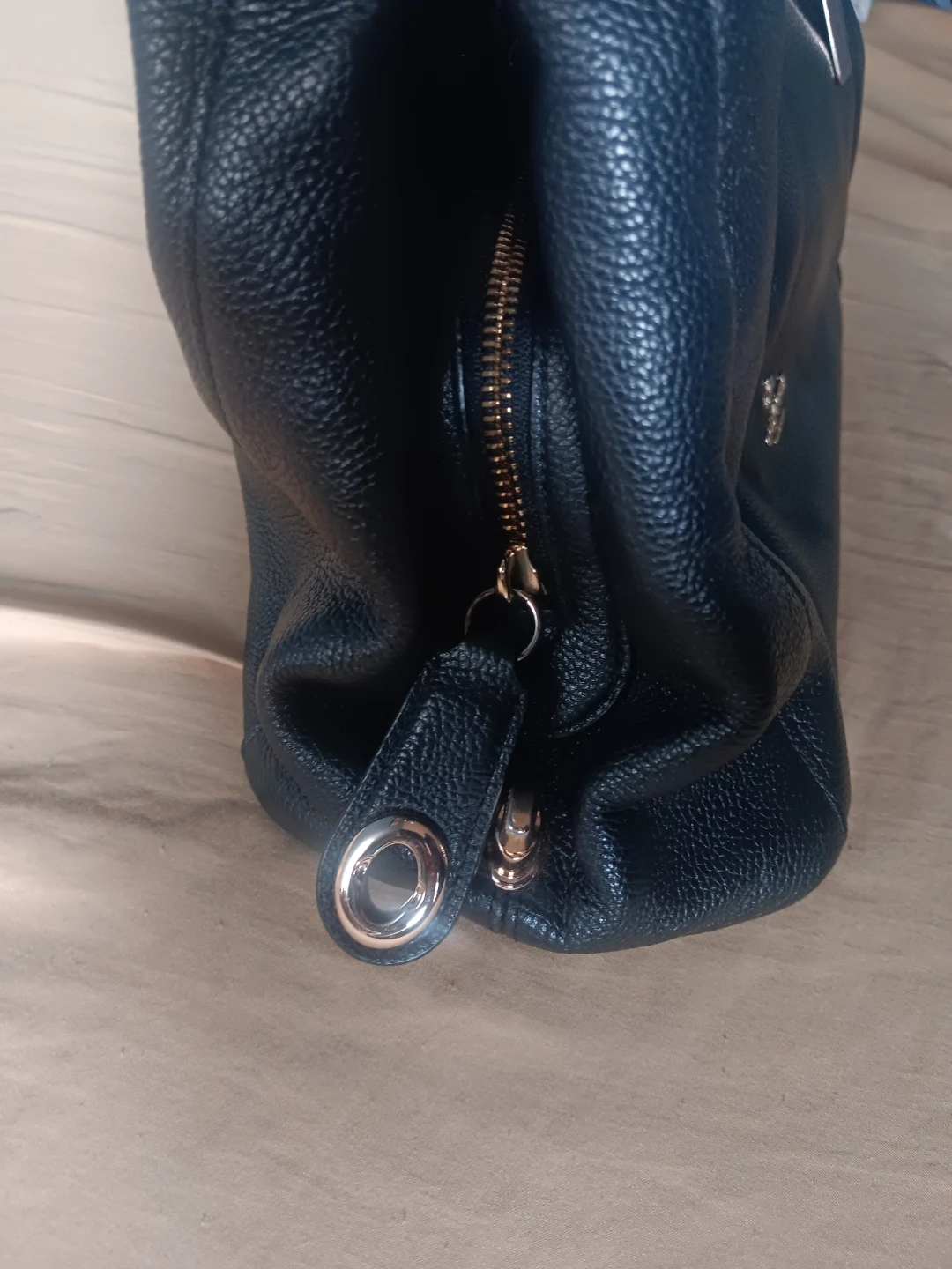 Coach Black Pebble Leather Shoulder Bag - photo 5