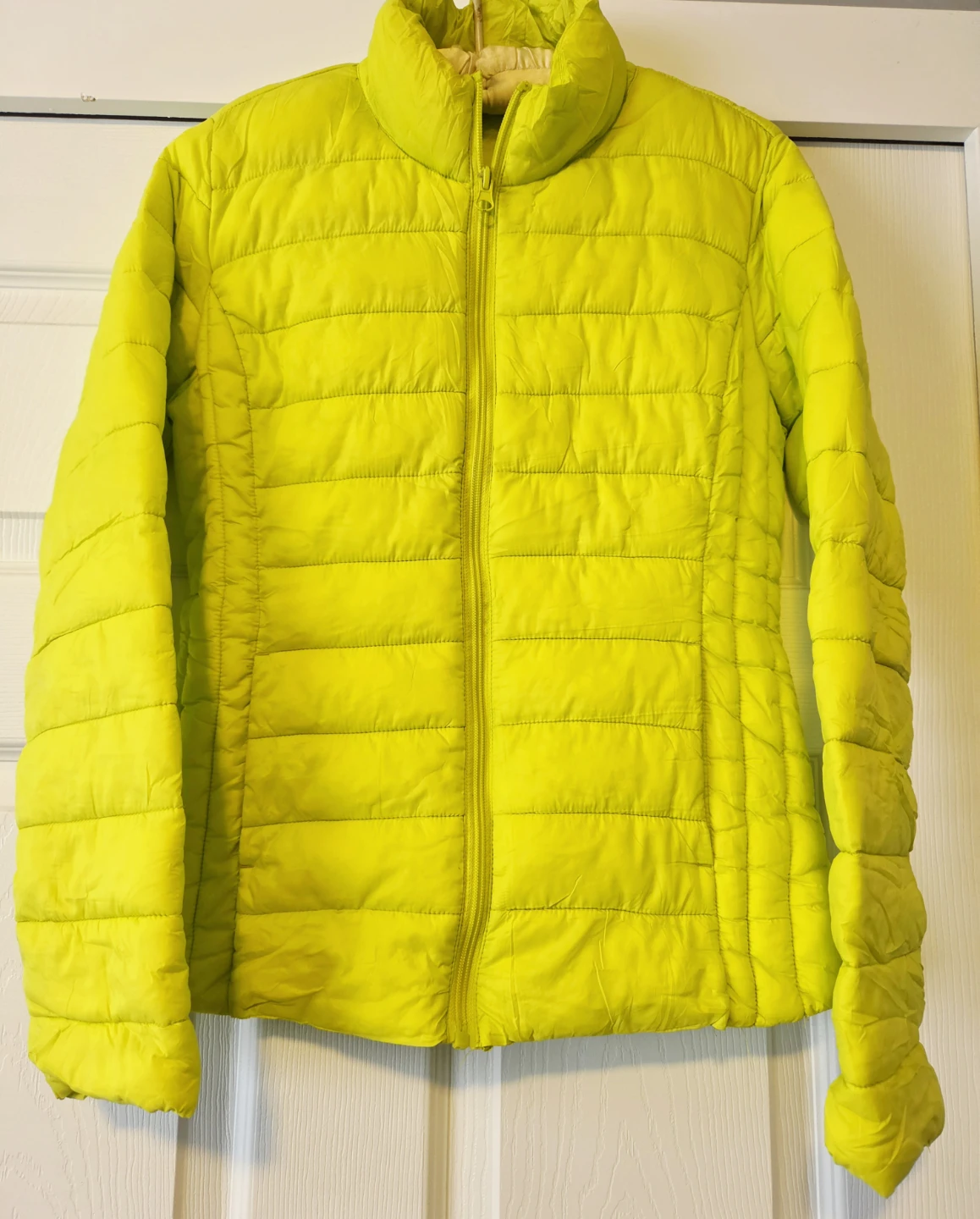 Bright Yellow Puffer Jacket