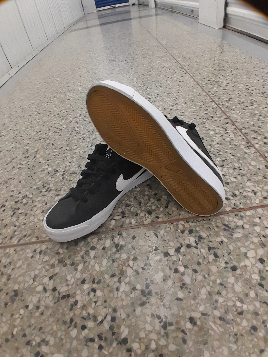 Nike Court Legacy Sneakers Black and White Men's Size 8 - photo 3