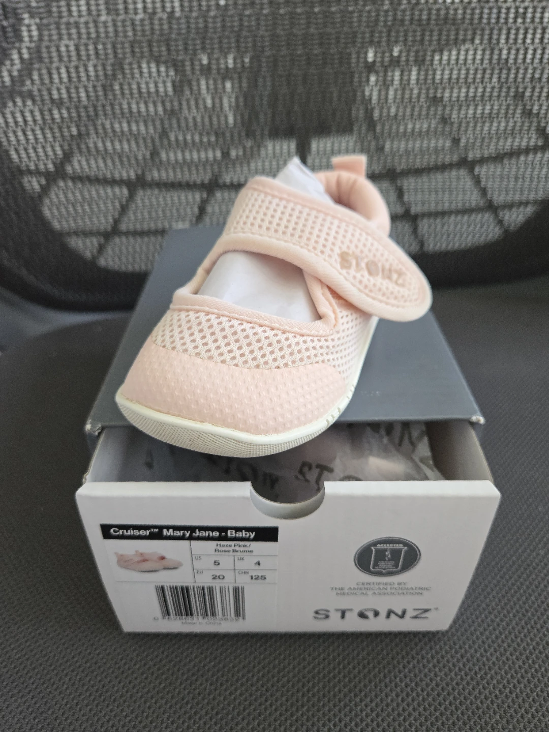 Stonz Cruiser Mary Jane Baby Shoes - Haze Pink