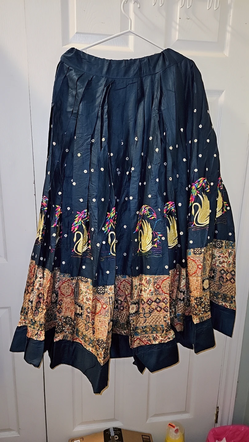 Navy Blue Traditional Lehenga Choli Set - photo 4