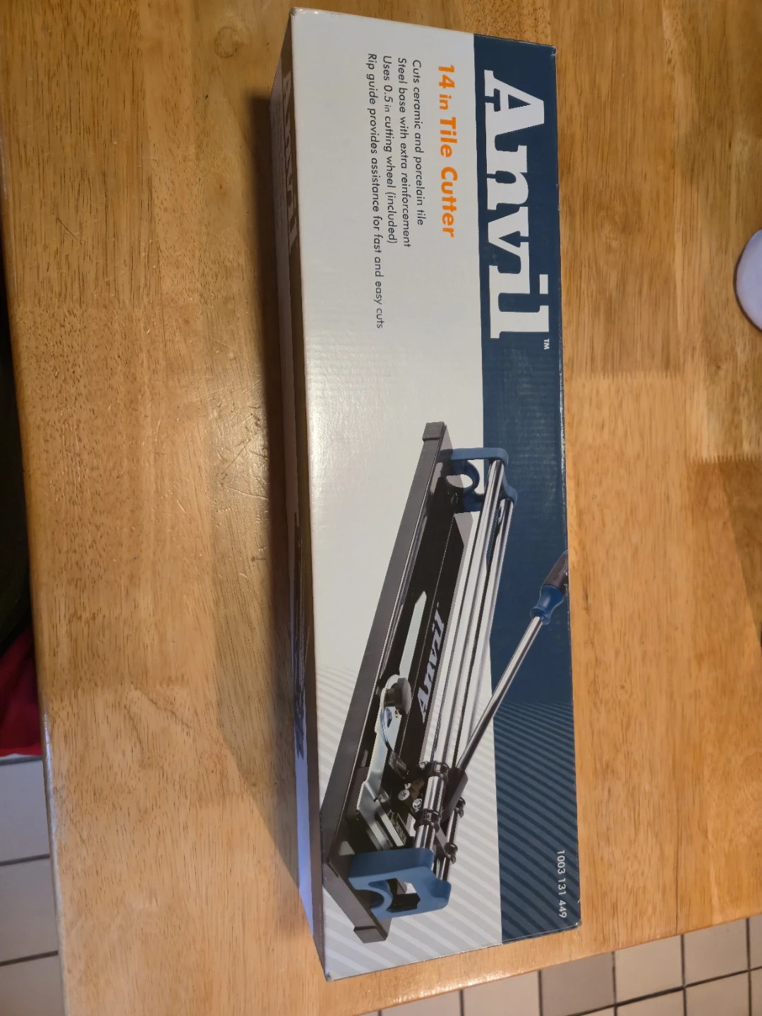 Anvil 14” Ceramic & Porcelain Tile Cutter – New