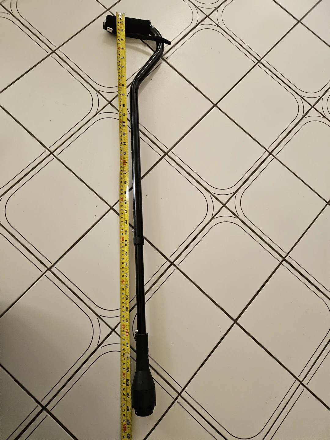 Adjustable Black Walking Cane