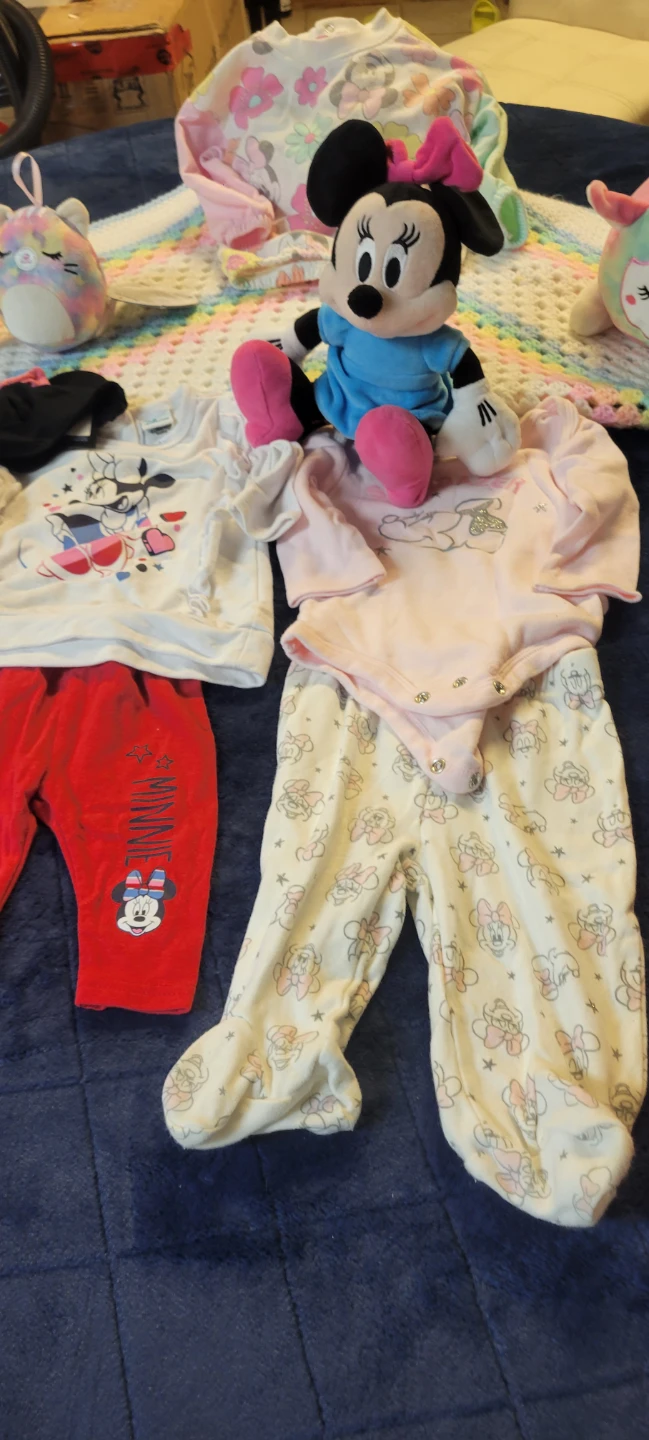 Minnie Mouse Baby Clothing and Plushie Bundle - photo 2