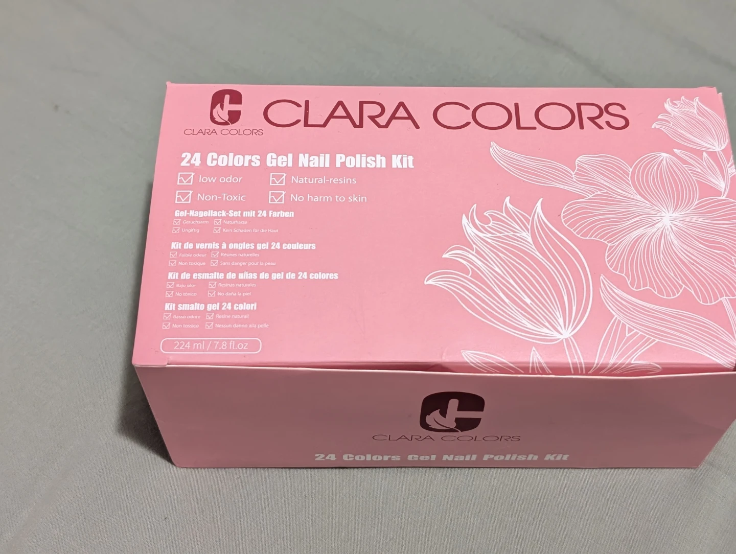 Clara Colors 24 Colors Gel Nail Polish Kit with UV Lamp - photo 2