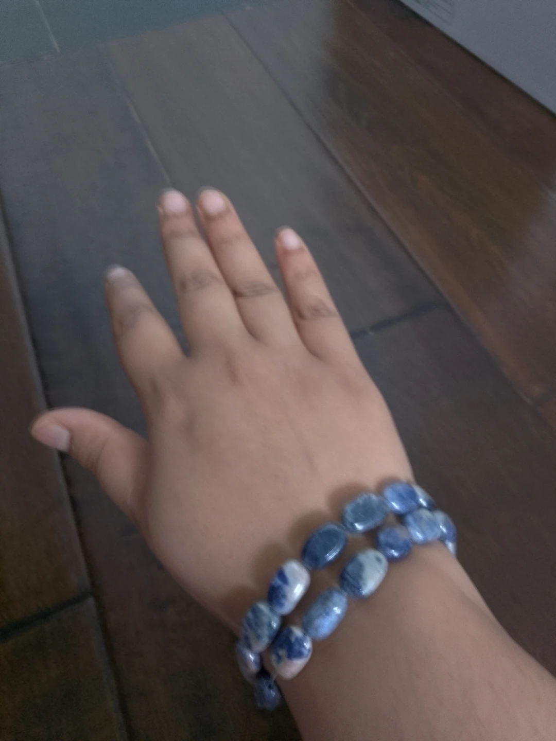 Double Strand Sodalite Bead Bracelet 🏈