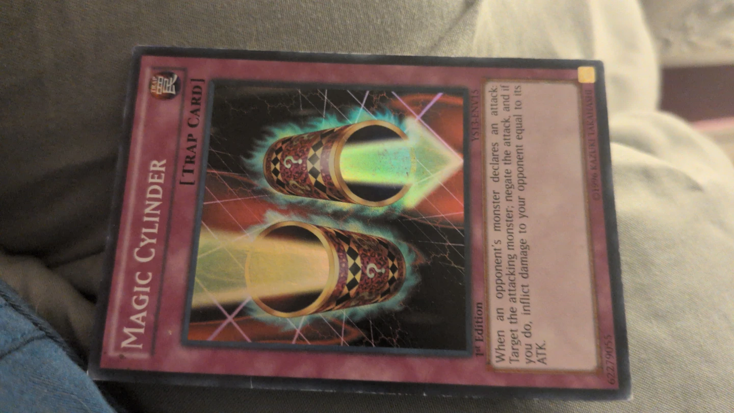 Yu-Gi-Oh! Magic Cylinder Trap Card 1st Edition
