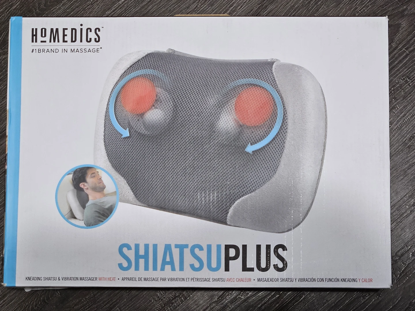 NEW HoMedics Shiatsu Plus Massage Pillow - photo 4