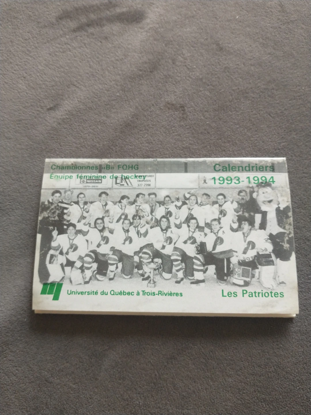 Universite du Quebec a Trois-Rivieres 1993-1994 Sports Schedule - photo 2
