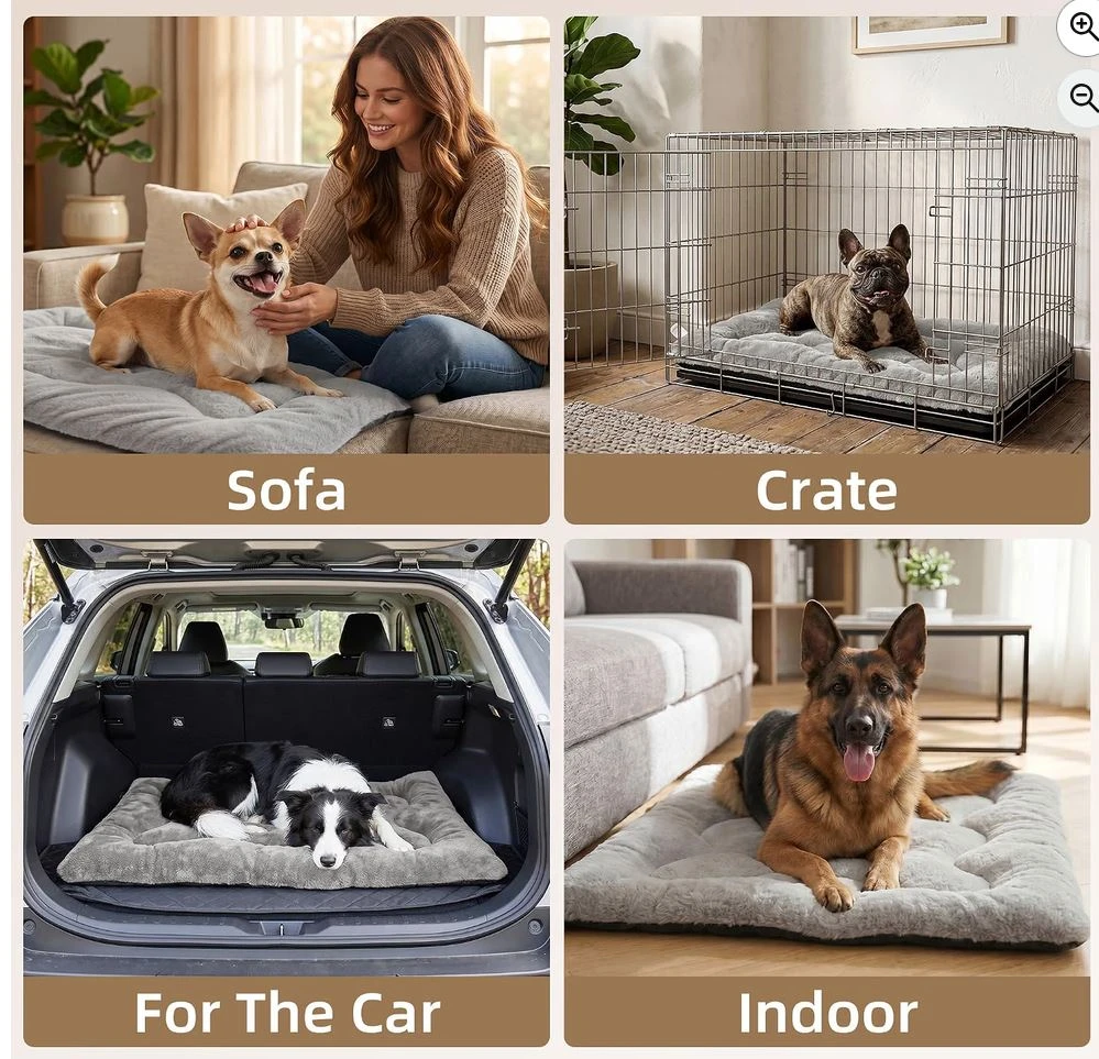 NEW Washable Sleeping Mat for Medium/Large Pets - Grey - photo 3