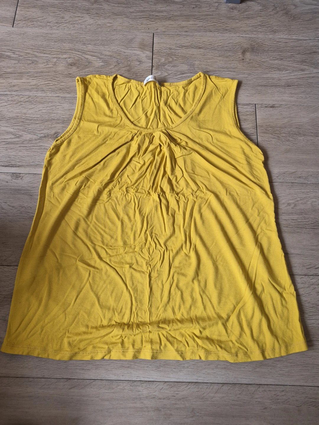 Basic House Yellow Sleeveless Tank