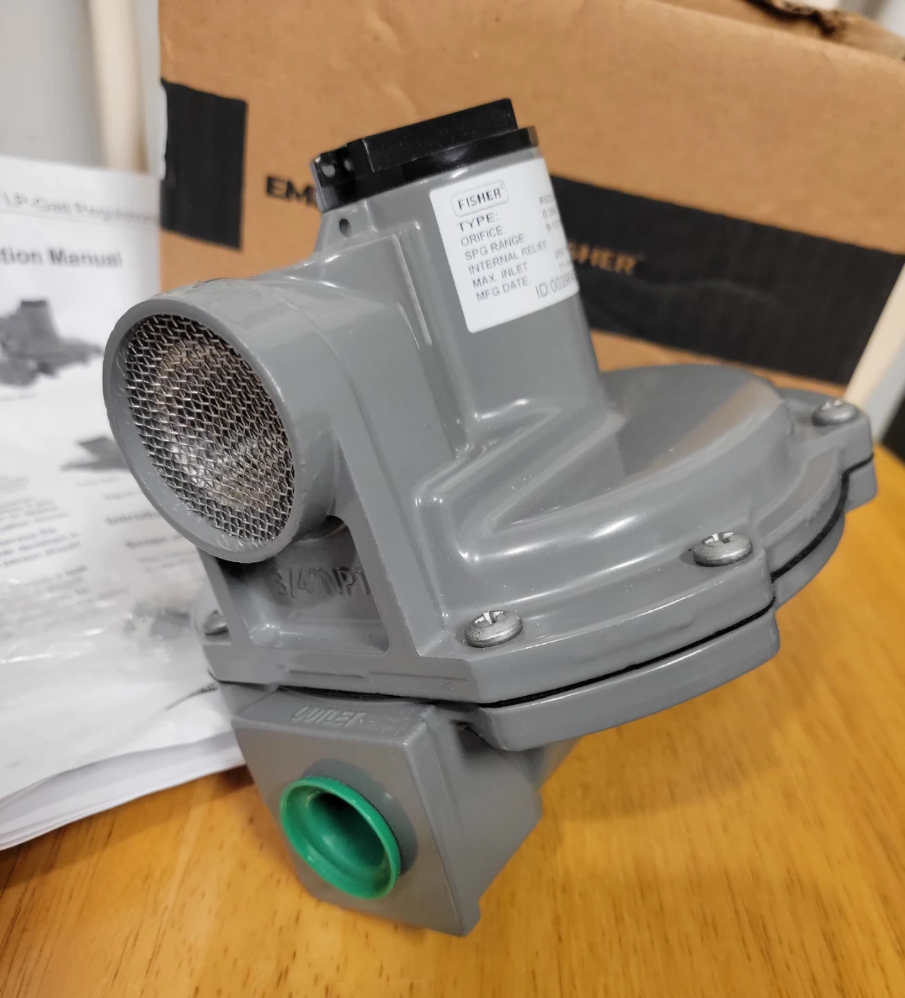 Emerson-Fisher LP-Gas R632A-BCF Integral 2-Stage Regulator - photo 2
