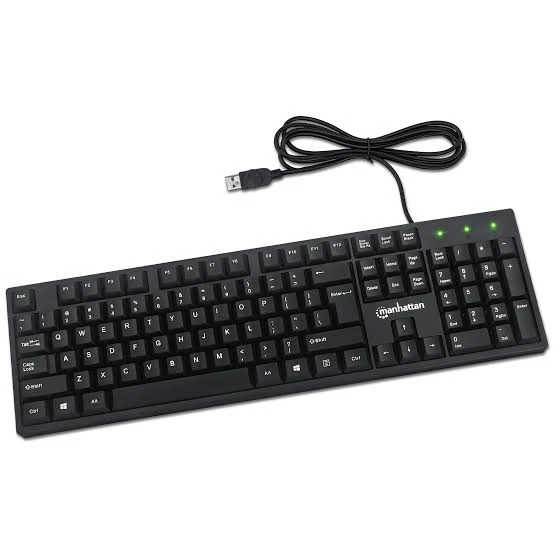 Manhattan Black USB Keyboard