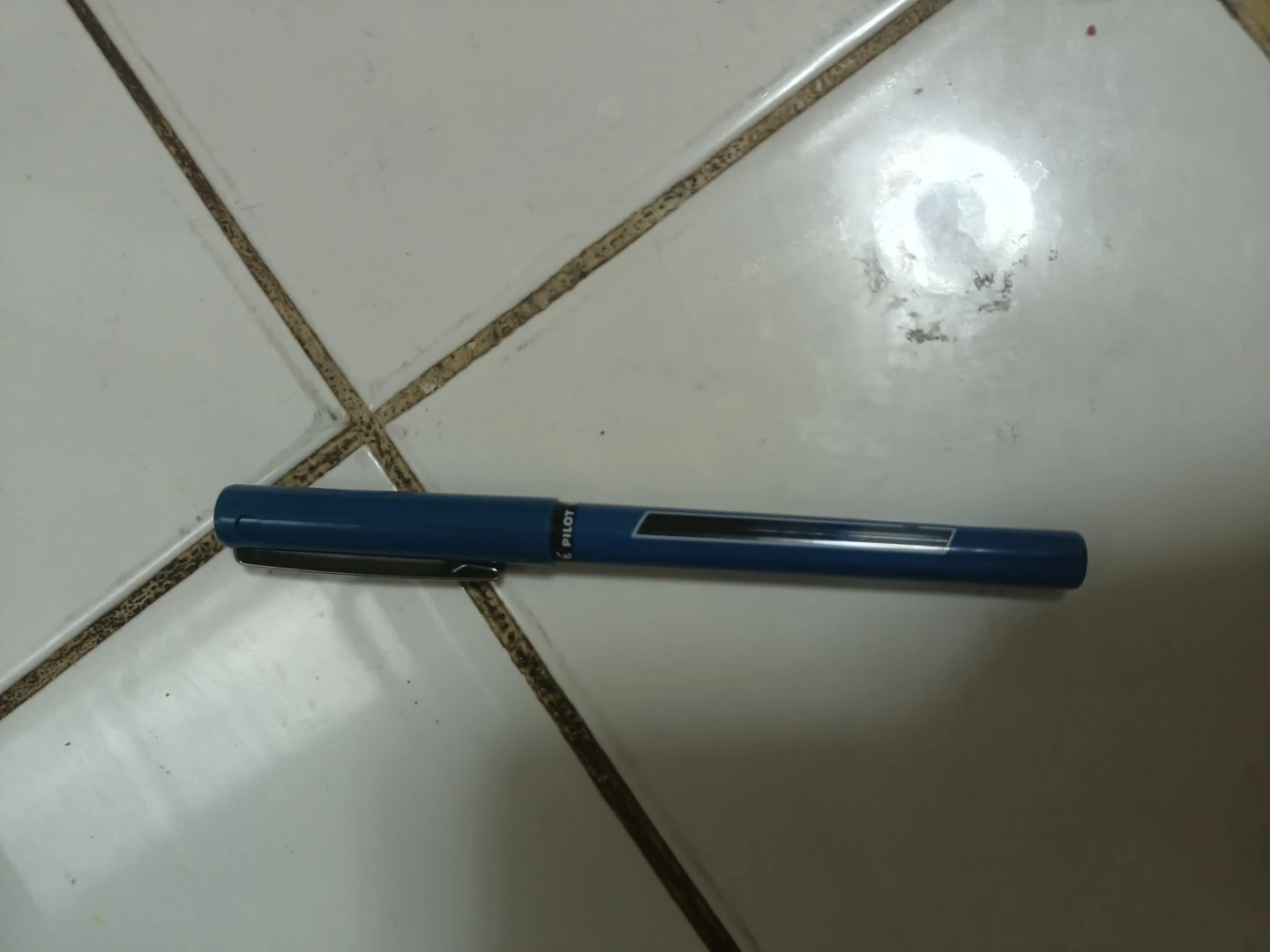 Pilot V5 Hi-Tecpoint Blue Pen🏈