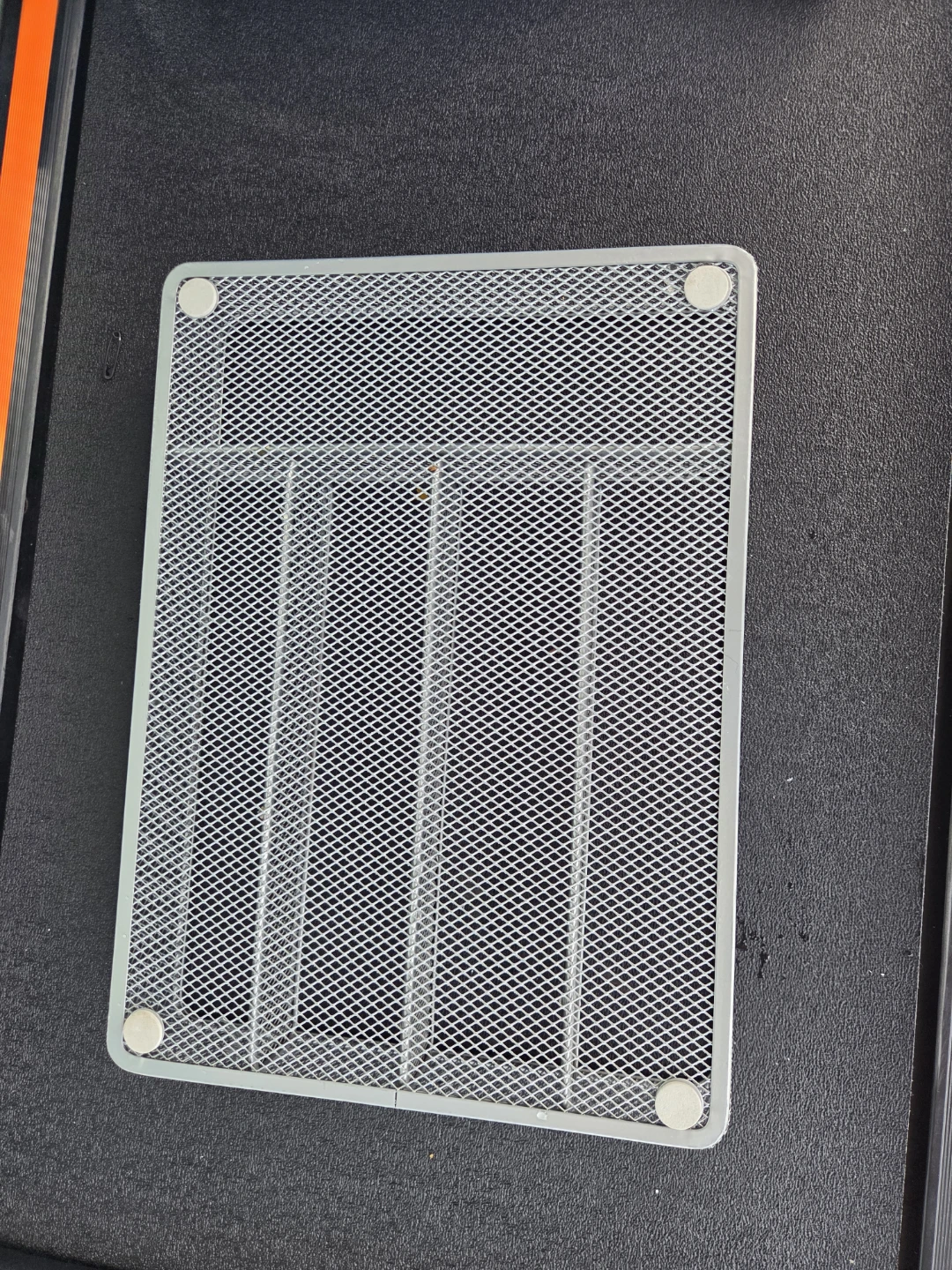 Silver Mesh Cutlery Organizer Tray