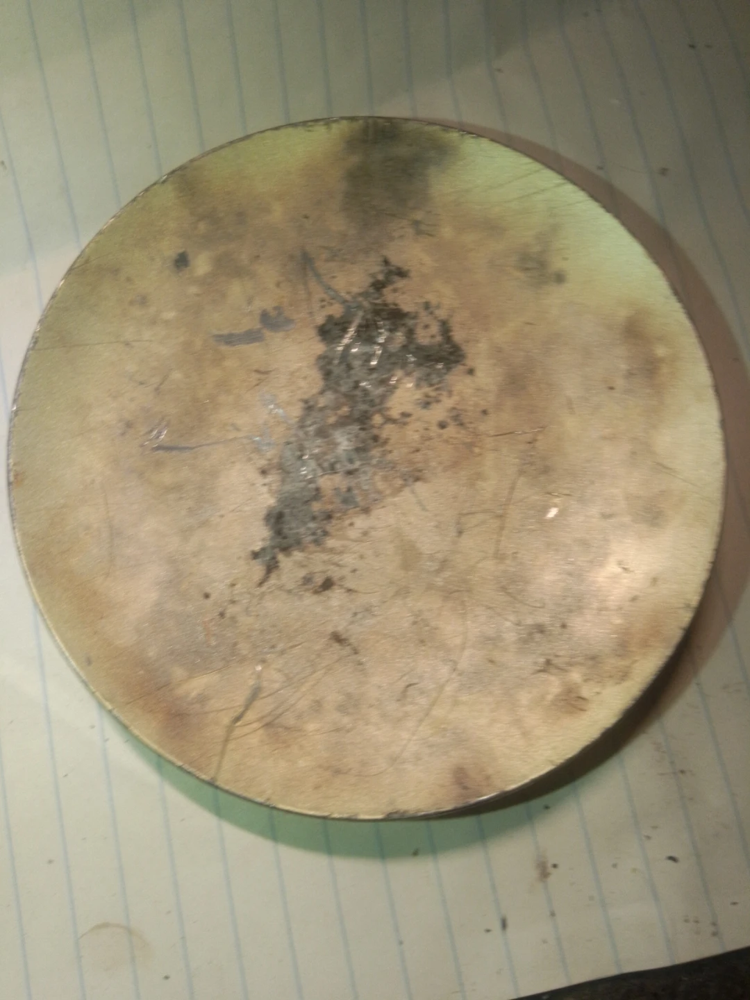 2 Copper Plates/Trays with Three Feet - photo 3