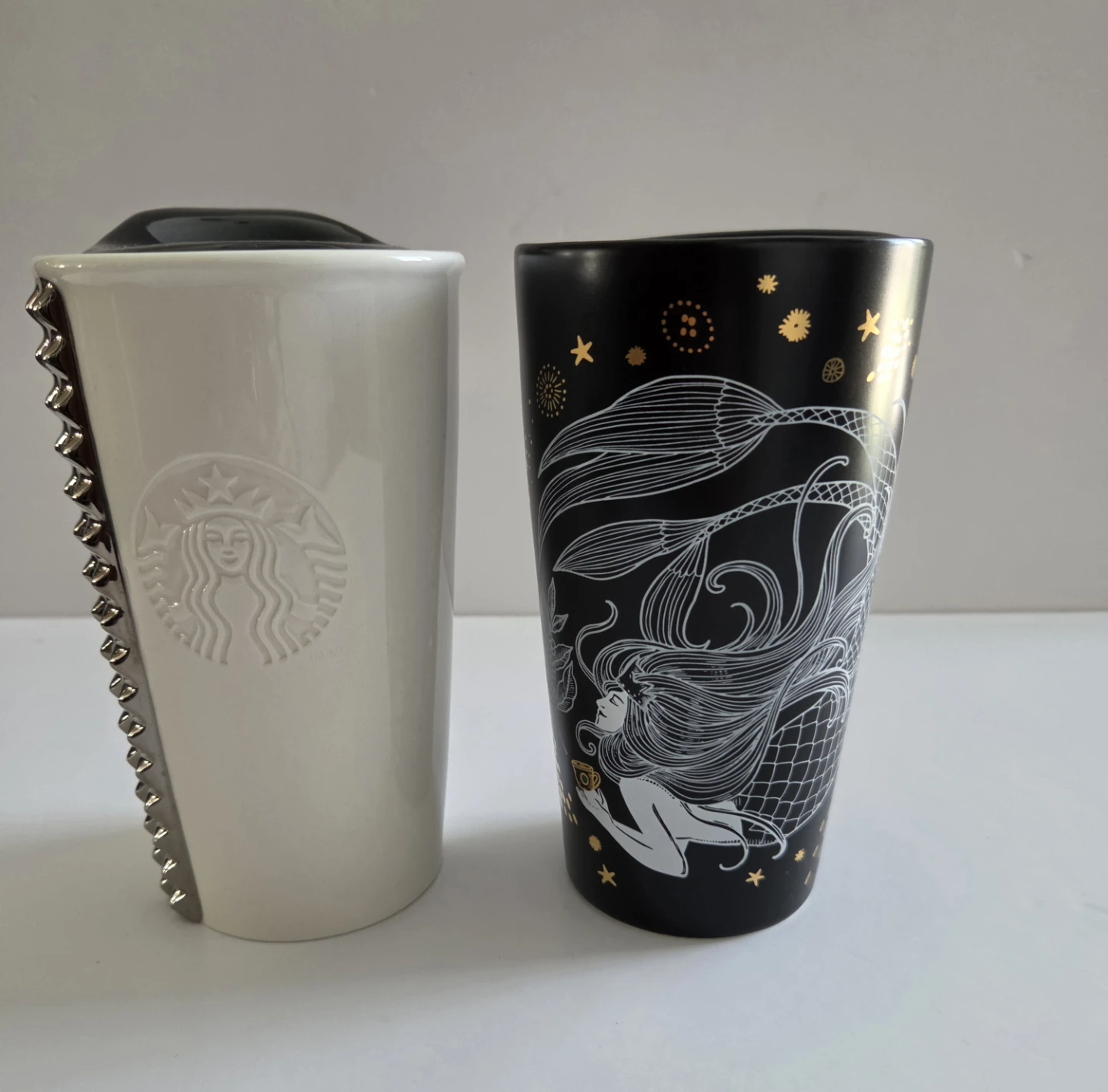 Starbucks 2014 & 2019 Ceramic Travel Tumblers