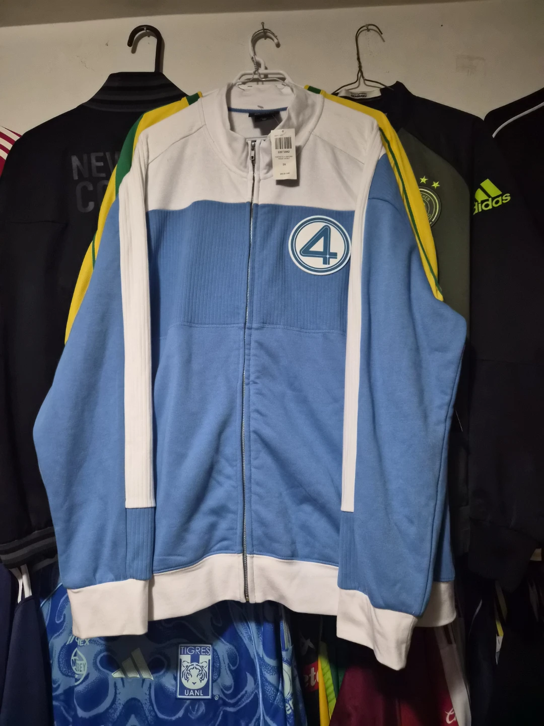 Marvel Fantastic 4 Uniform Track Jacket 2XL