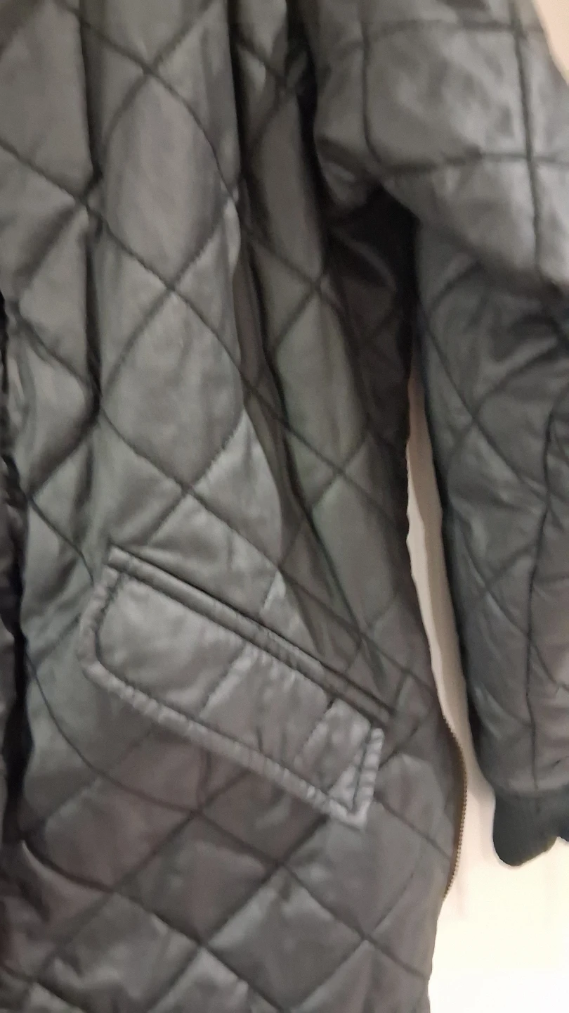 Madewell Black Quilted Bomber Jacket size M - photo 5