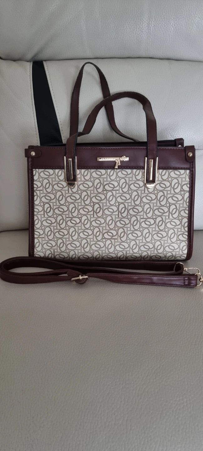 Bebe monogram satchel handbag