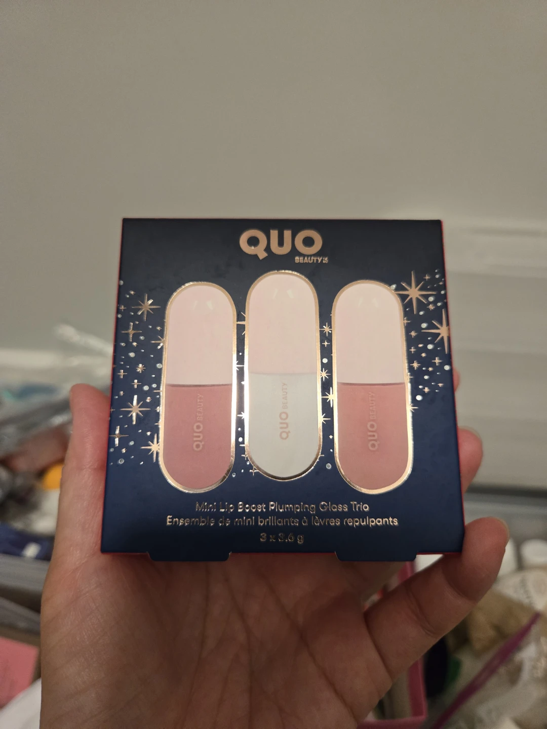 Quo Beauty Mini Lip Boost Plumping Gloss Trio 🏈
