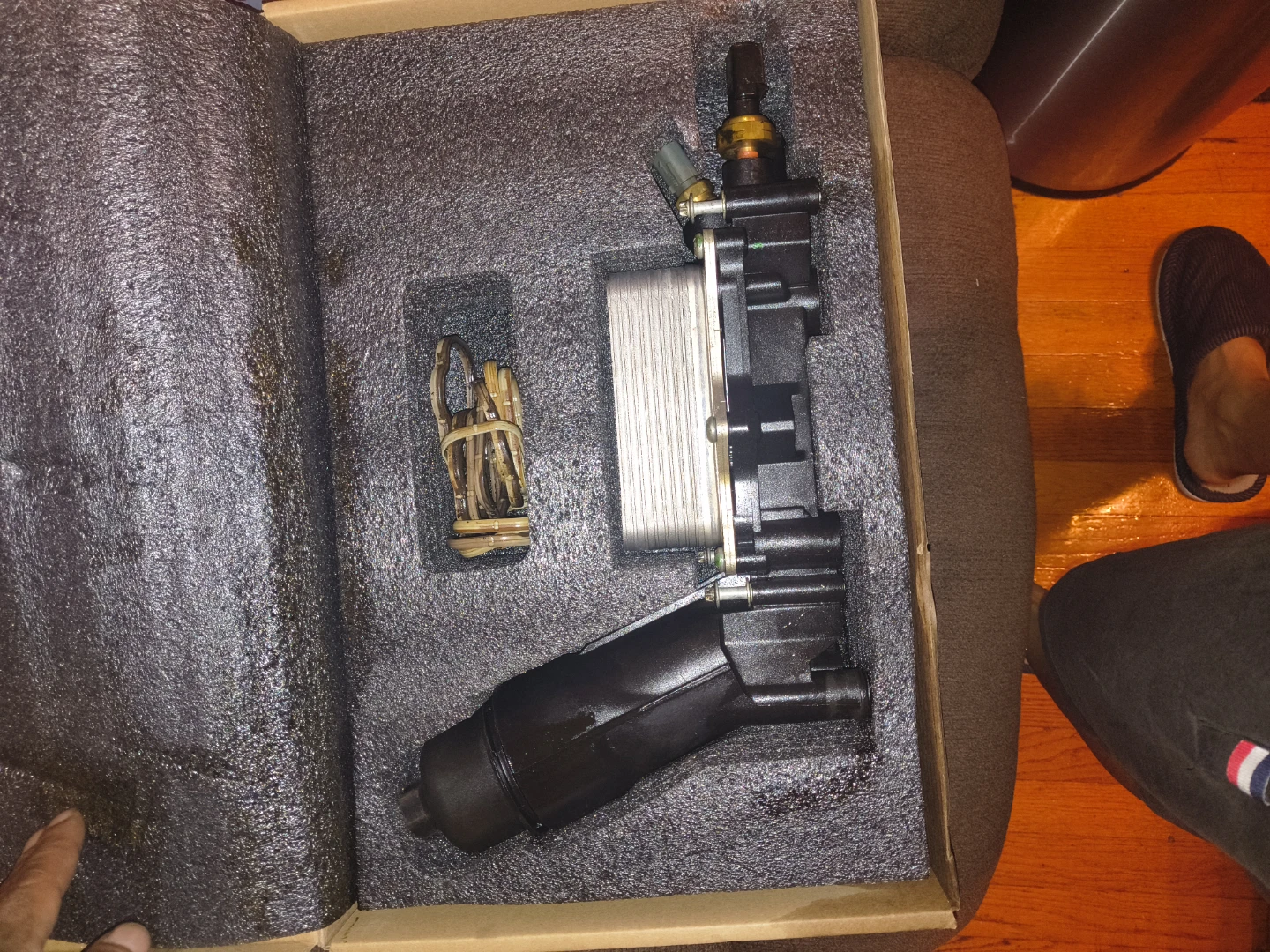 Oil Filter Housing and Cooler Assembly