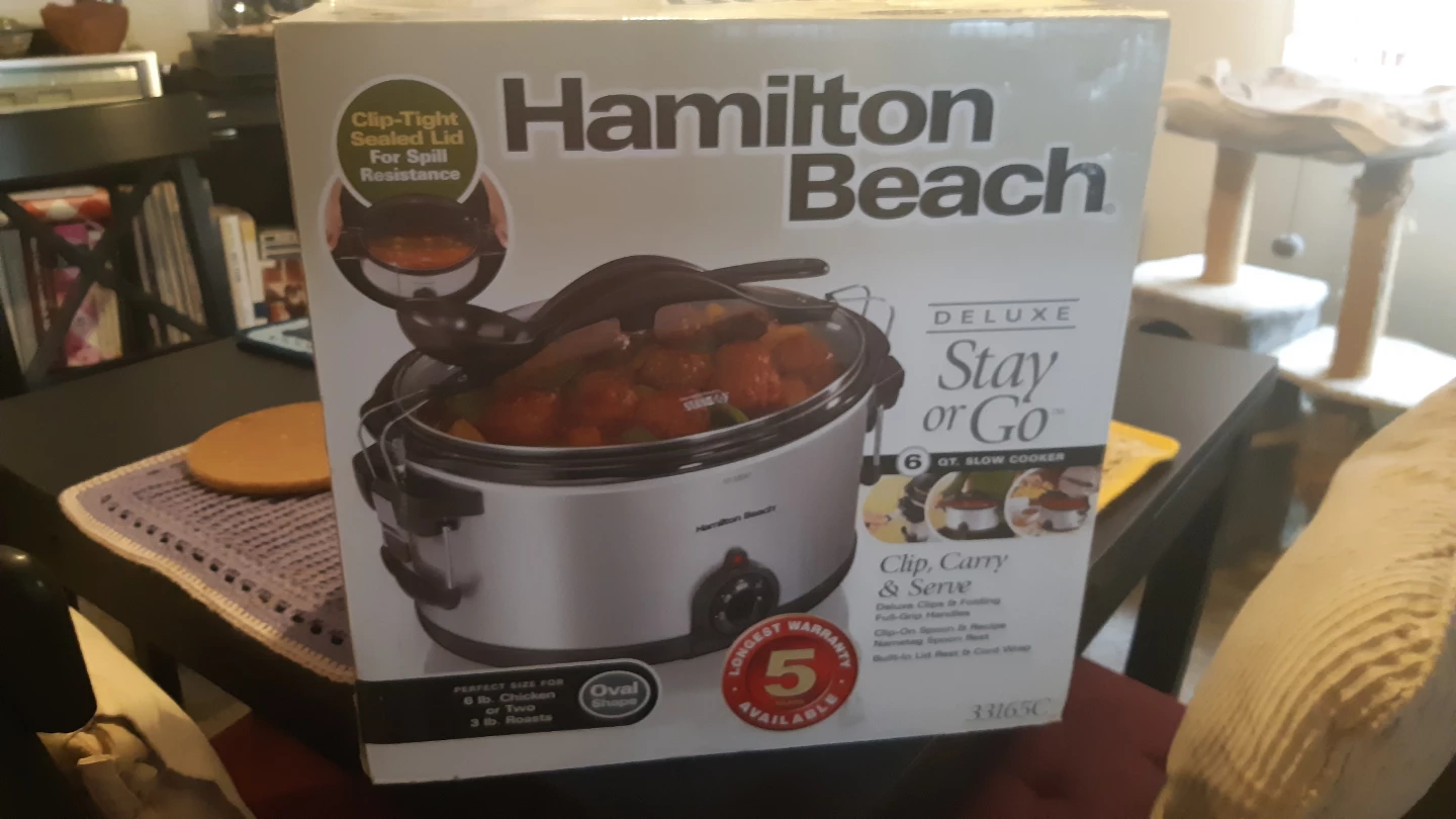 Hamilton Beach Stay or Go 6 Quart Slow Cooker