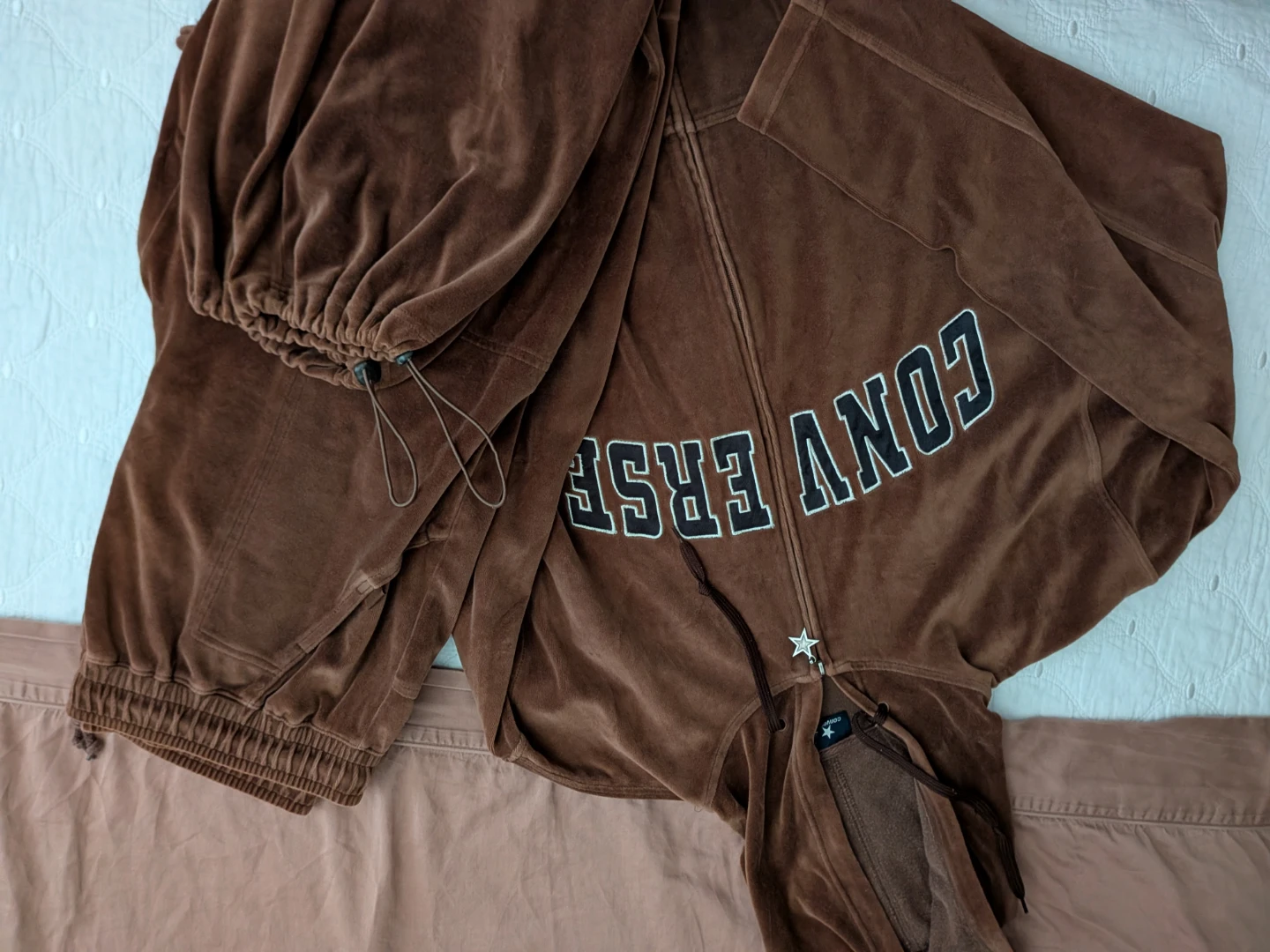 Vintage 90s Converse velour track suit - photo 3