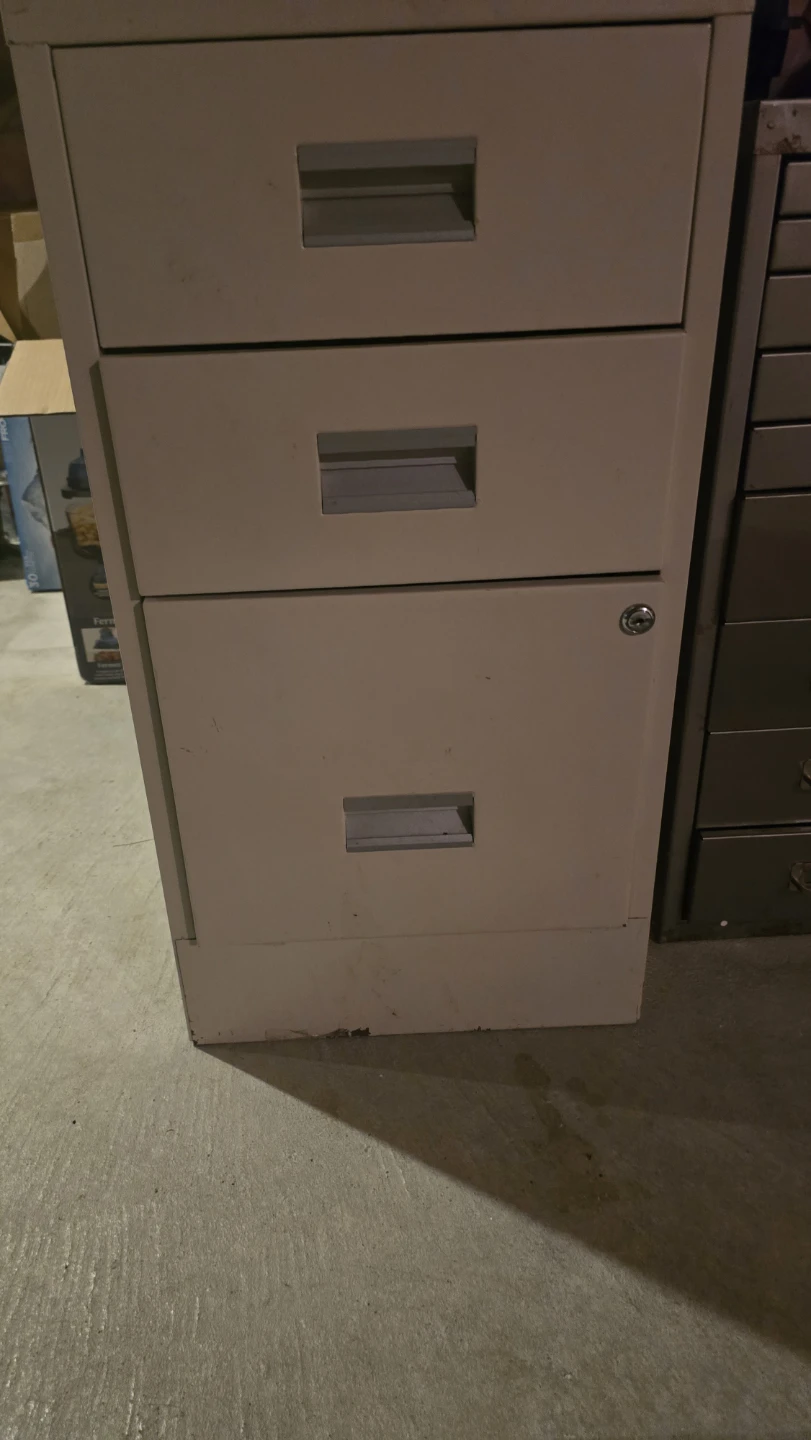 3-Drawer Metal Filing Cabinet