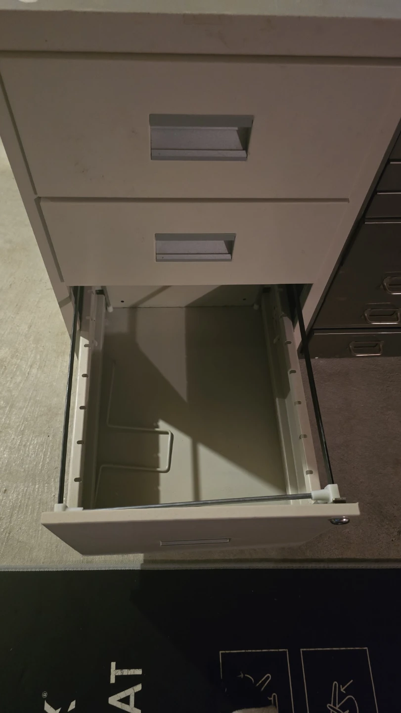 3-Drawer Metal Filing Cabinet - photo 2