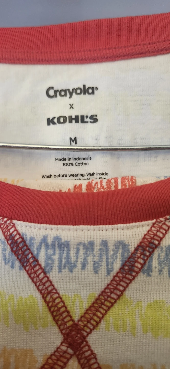 Womens Crayola x Kohl's Pajama Set Medium - photo 3