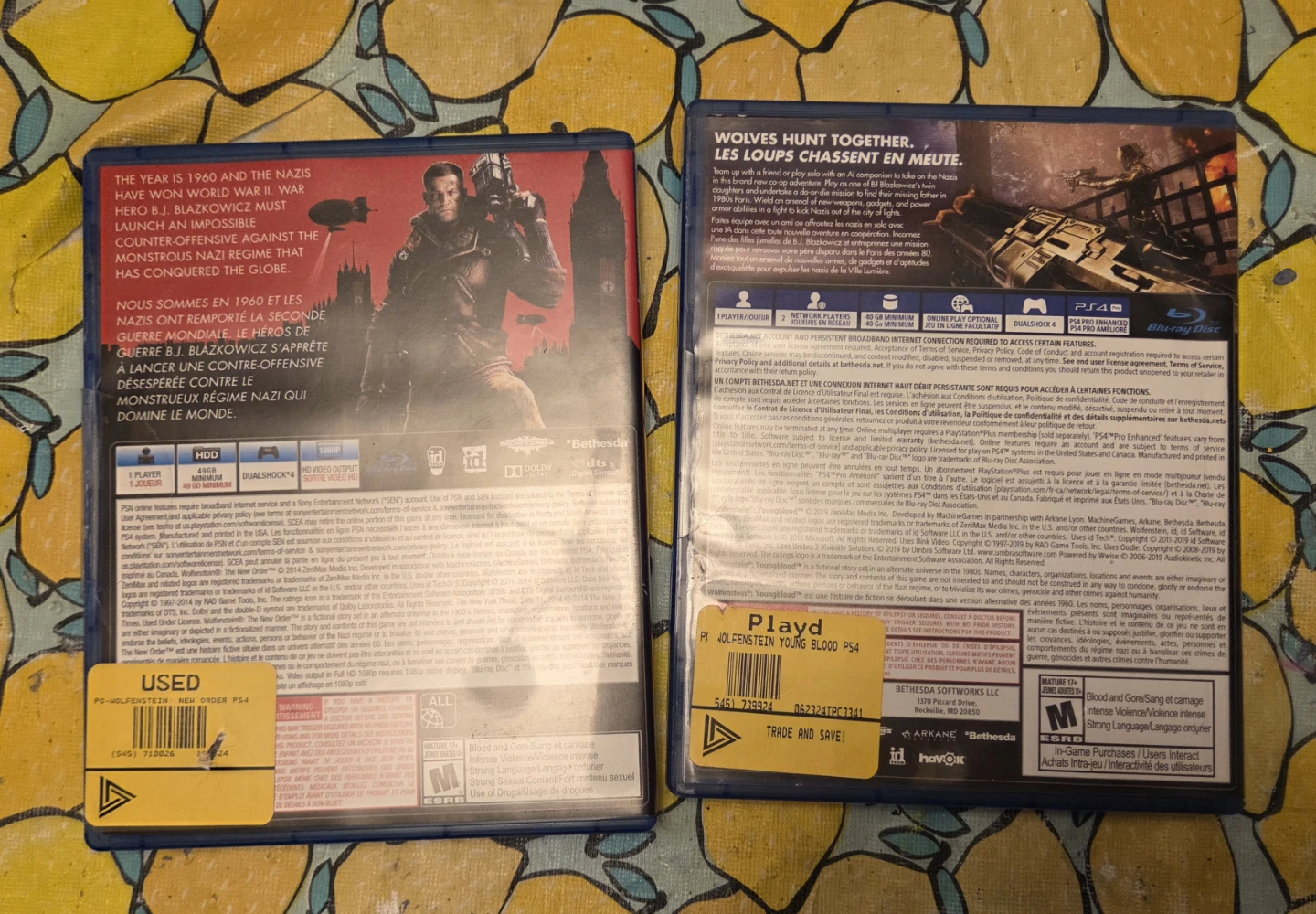 PS4 Wolfenstein: The New Order & Youngblood Games - photo 2