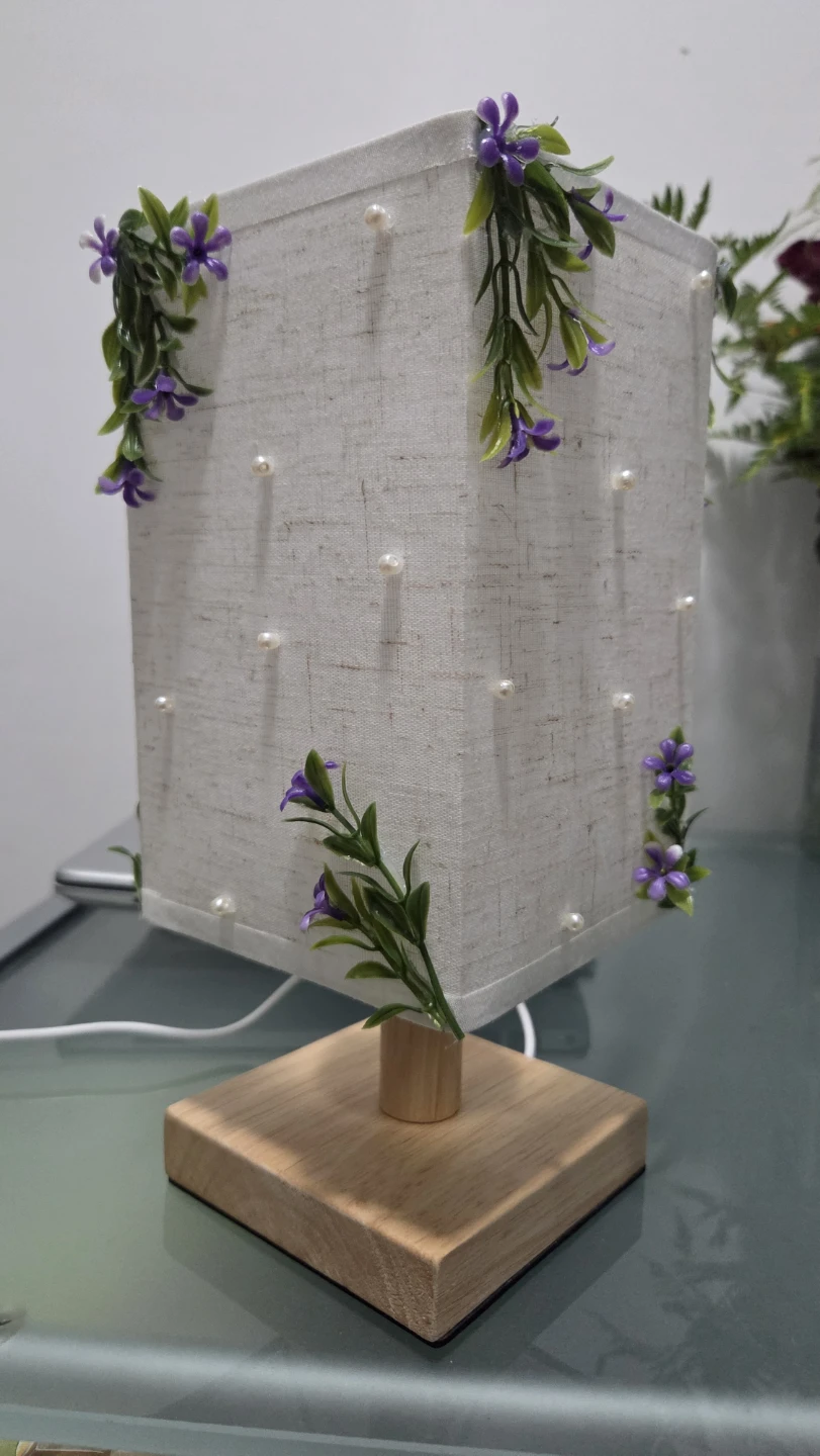 Decorative fabric table lamp - photo 4