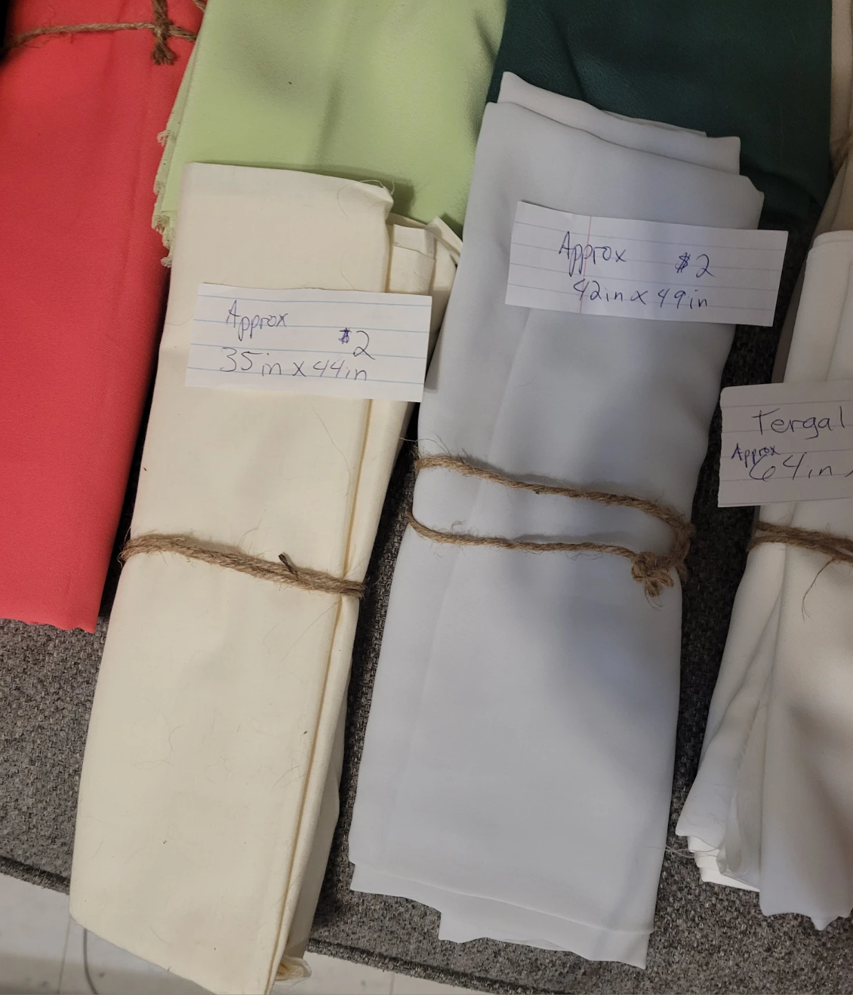 Fabrics ($2 each) - photo 5