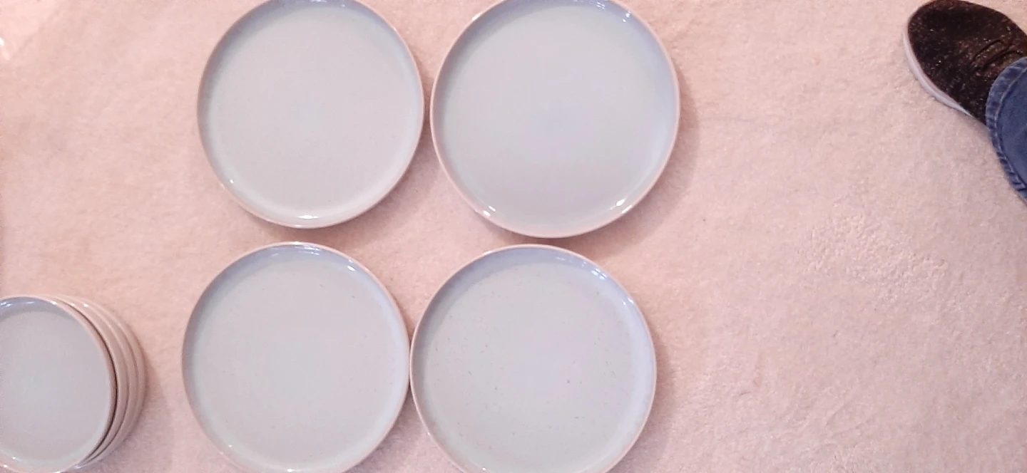 4 dinner plates & 4 Salad Plates.  PURE LIVING INTERIOR DESIGN - photo 4
