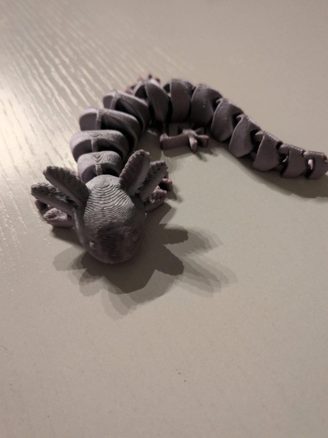 3D Printed Articulated Axolotl Toy