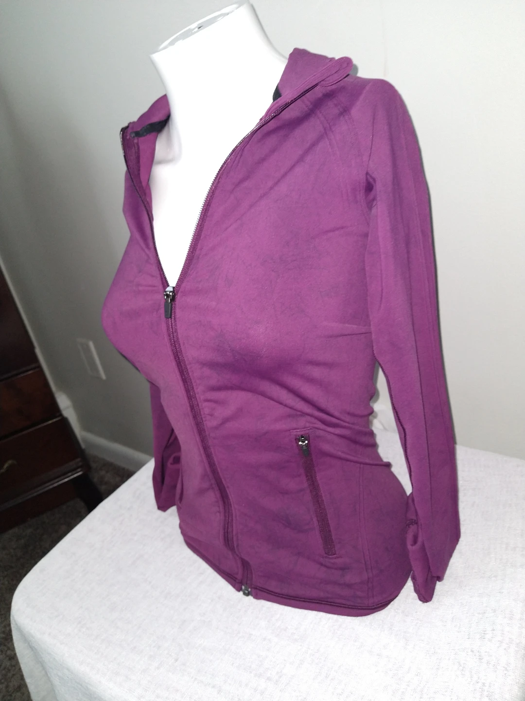 Lululemon Define Jacket in Marbled Plum Size X Small (2) - photo 4