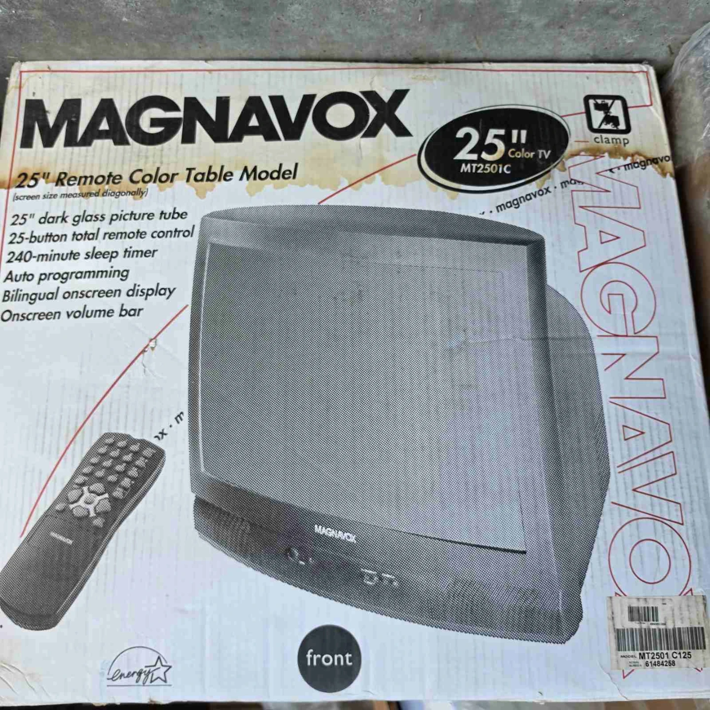 Magnavox 25-inch Color TV MT2501C - photo 2