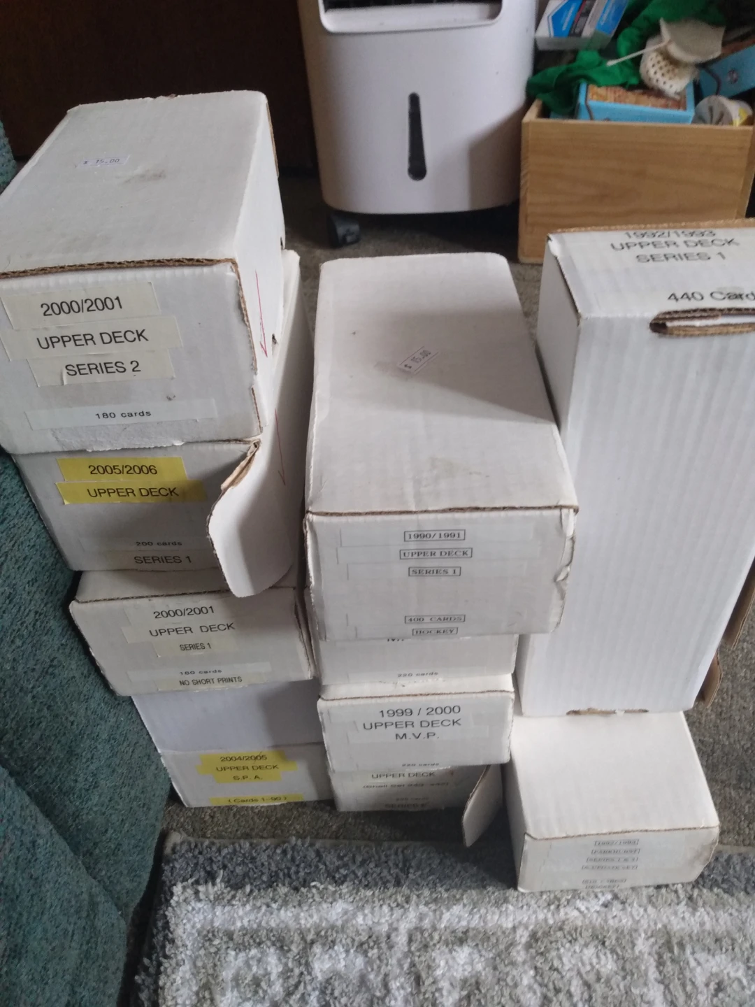 Assorted Upper Deck Hockey Card Collections