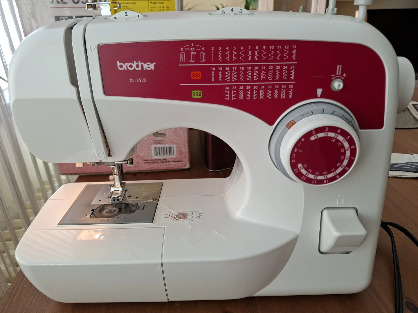Brother XL-3520 Lightweight Free Arm Sewing Machine - photo 2