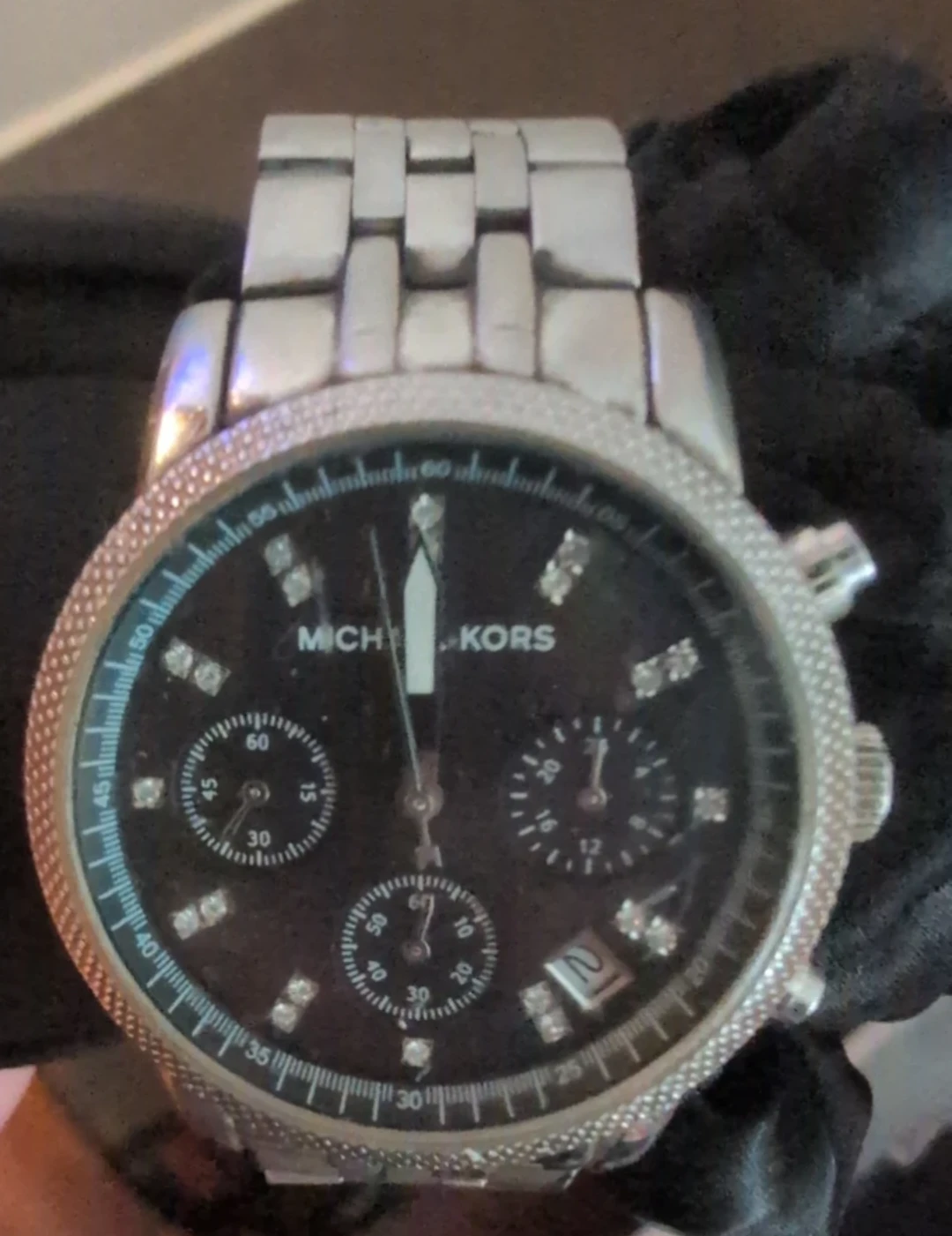 Michael Kors Chronograph Watch with Stones