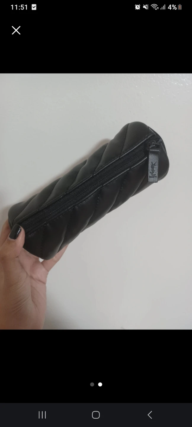 YSL Beauté quilted pouch