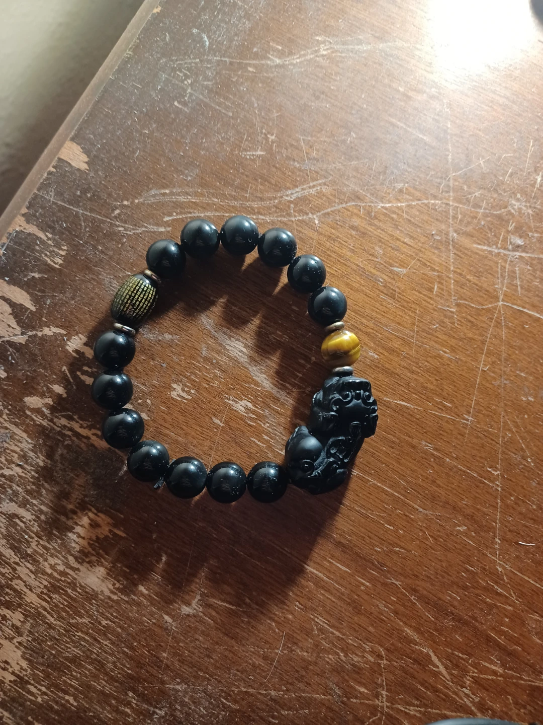Black Stone Pixiu Bracelet