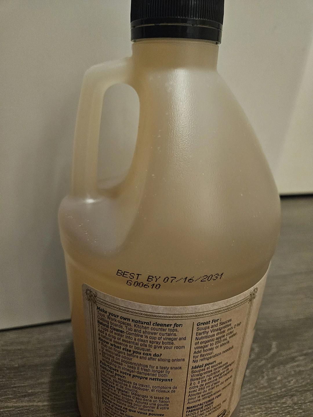 Mother Earth Organic Apple Cider Vinegar 1.89L - photo 2