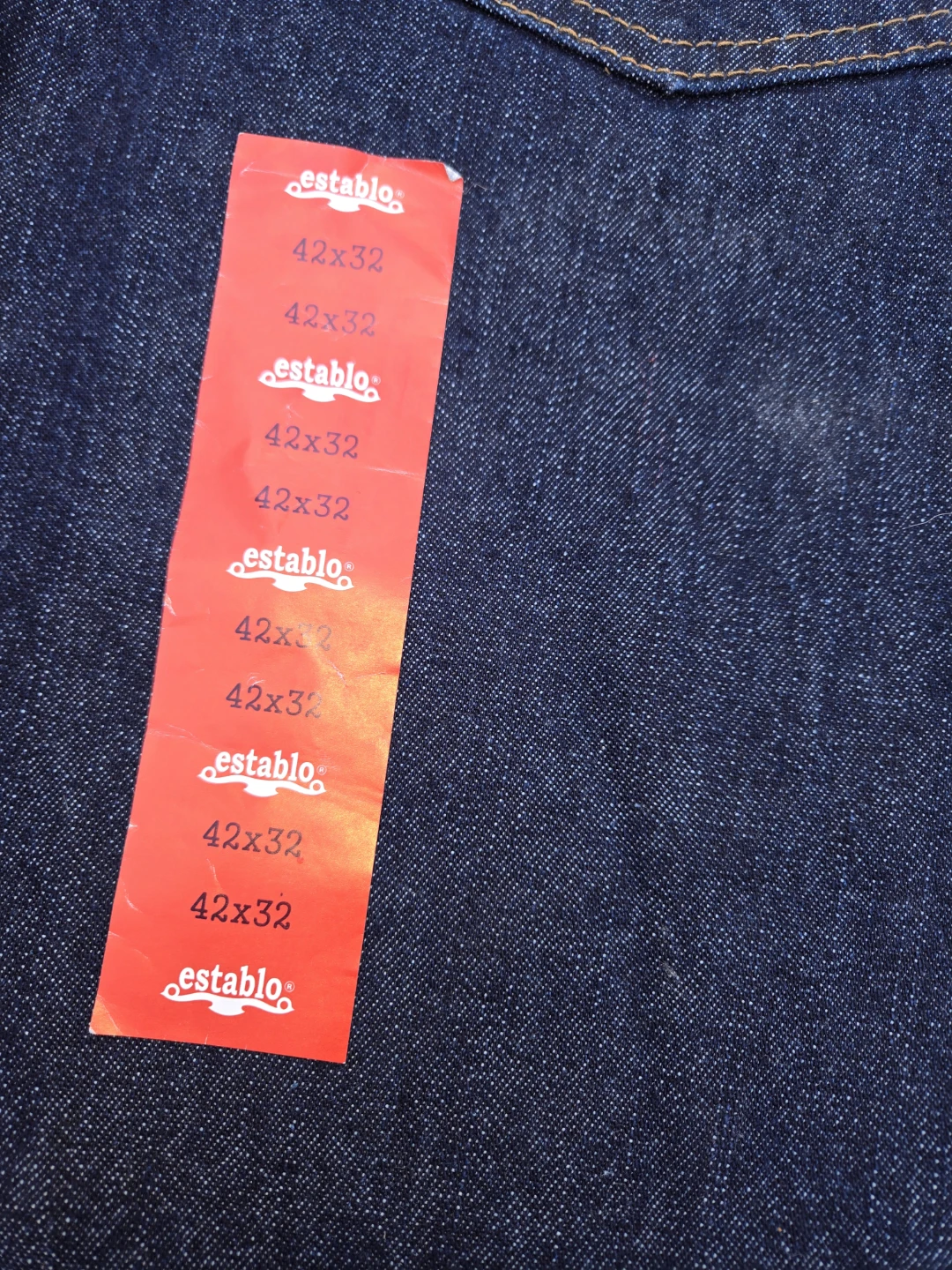 Establo Heavy Duty Jeans Size 42x32 - photo 3