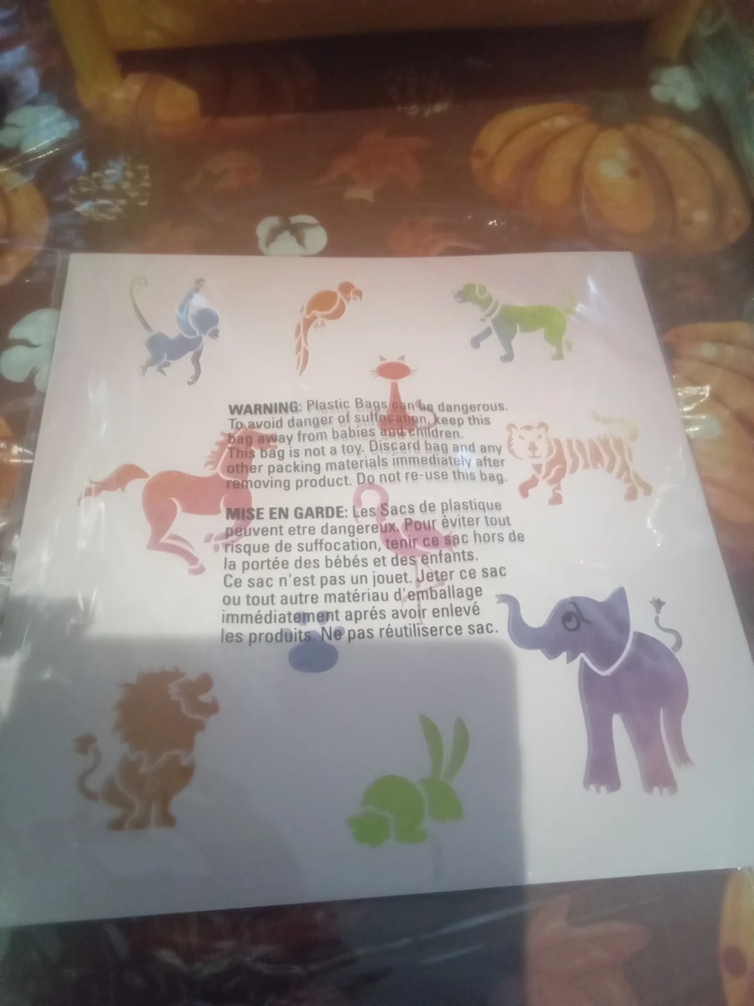 Animal theme tracer and paper