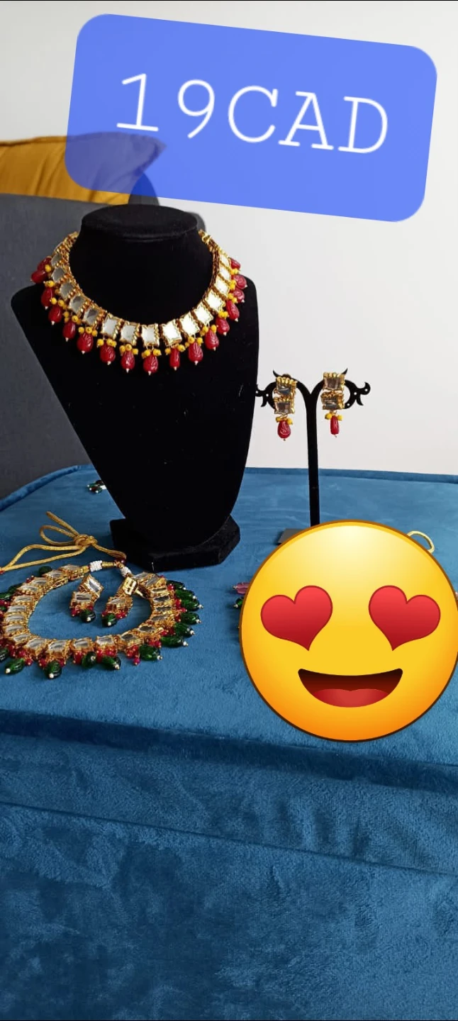 Necklace sets with earrings on sale