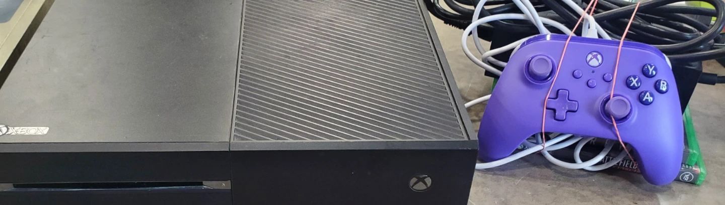 Xbox One Console with Purple Controller - photo 2