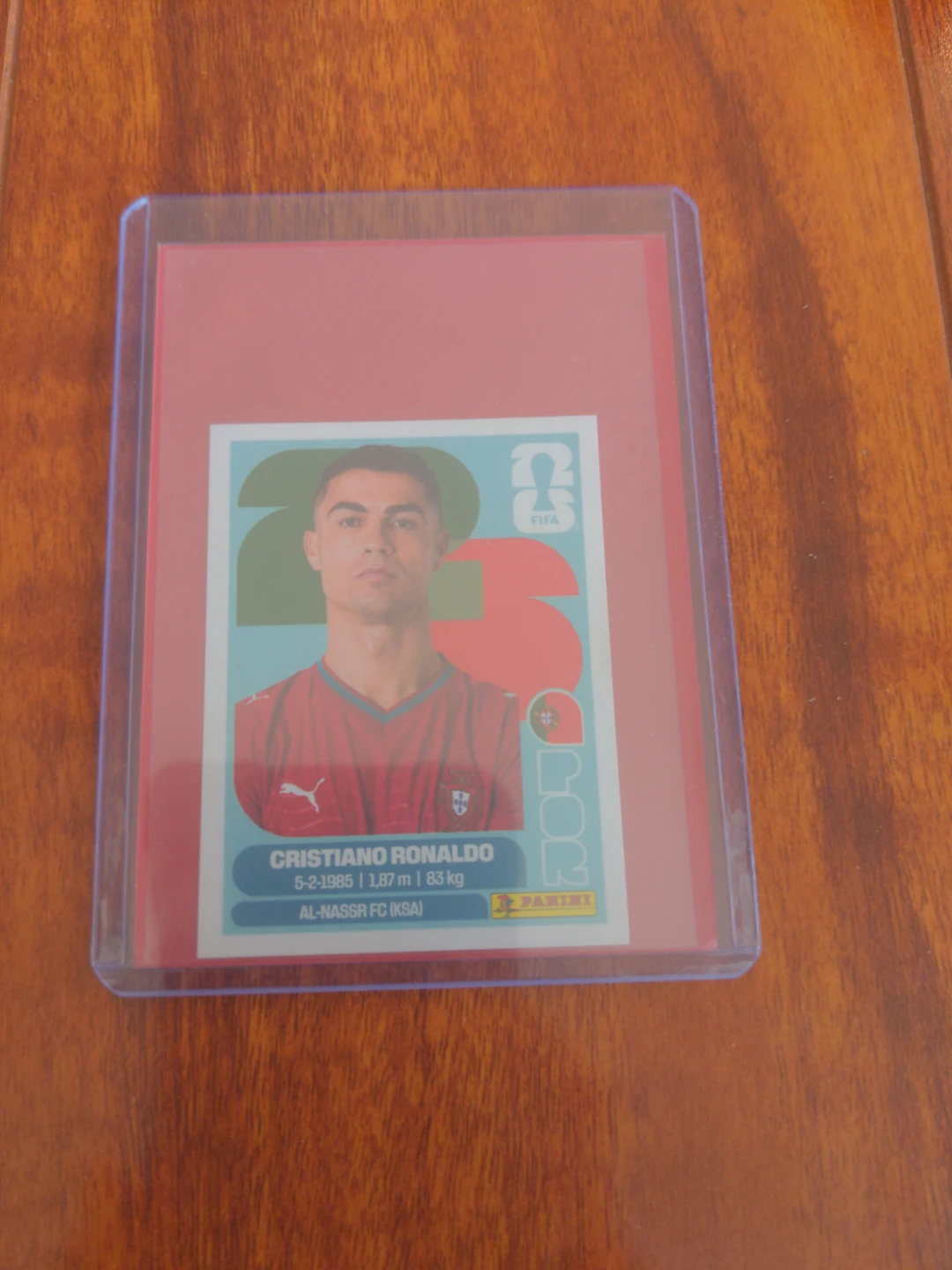 Cristiano Ronaldo Panini FIFA Sticker