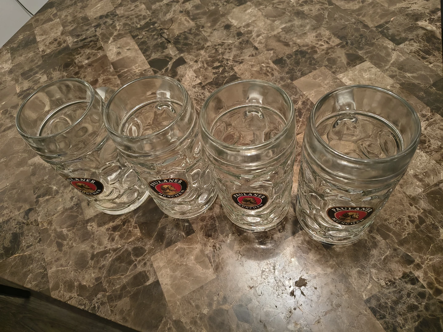 Set of 4 Paulaner München Beer Mugs - photo 3